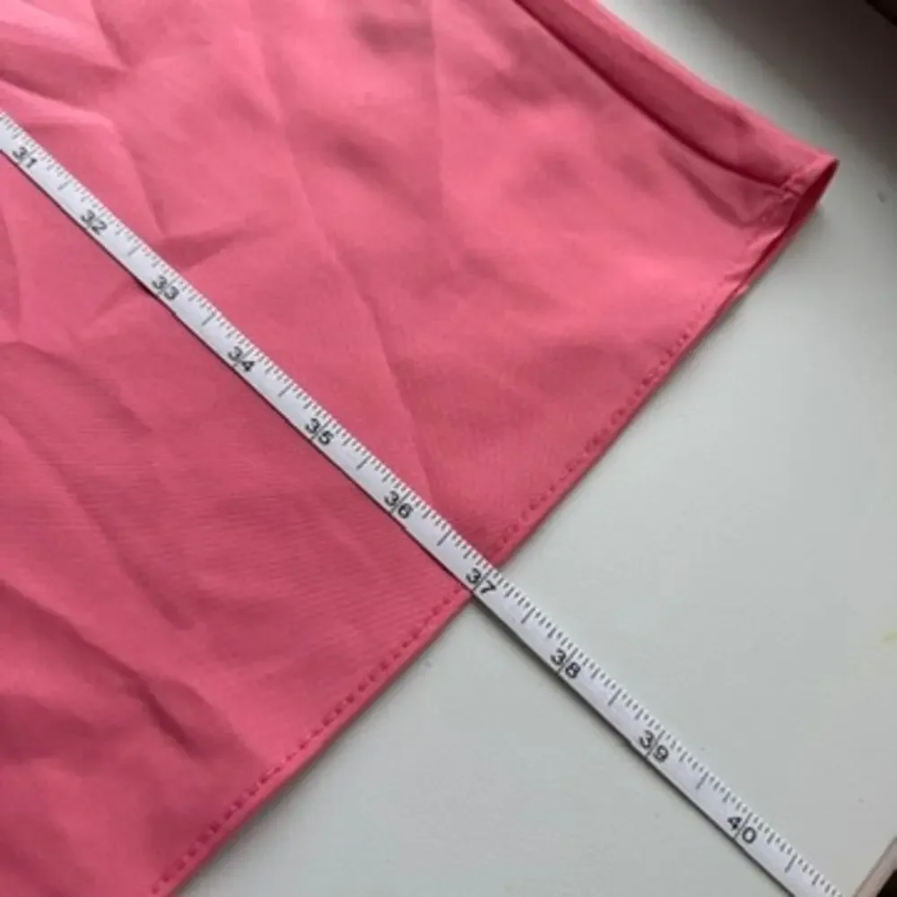Nanette Lepore Pink Spaghetti Strap Slip Chemise Nightgown Lingerie Dress Sz 12